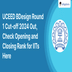 UCEED BDesign Round 1 Cut-off 2024 Out, Check Opening and Closing Rank for IITs Here